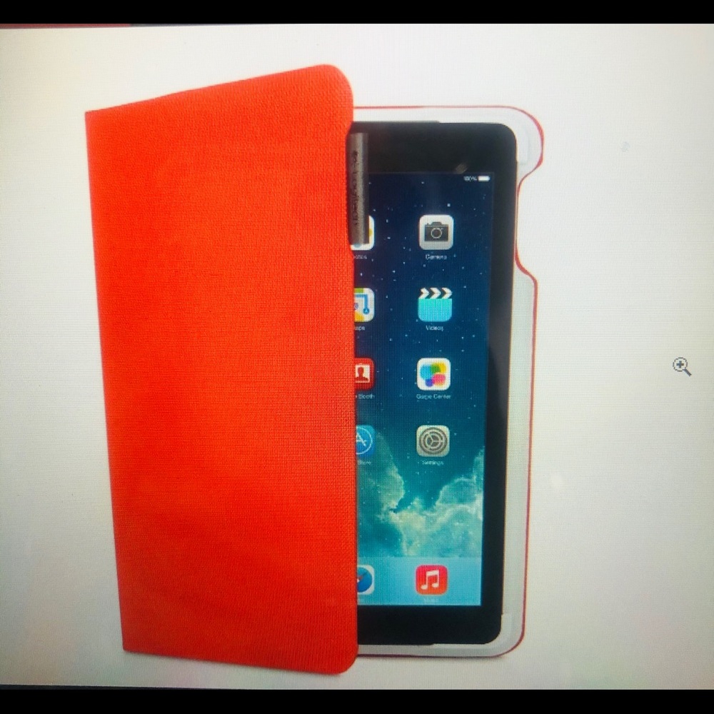 Logitech IPad Air red ultrathin keyboard folio